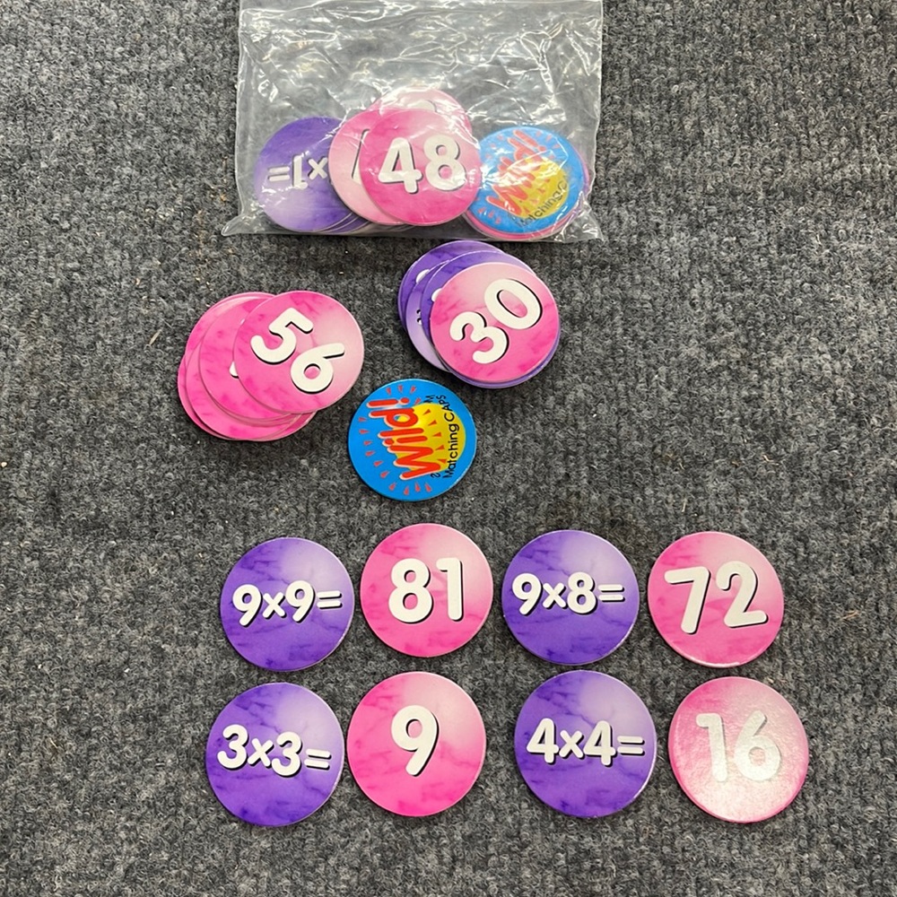 Learning Horizons Multiplication Matching Caps